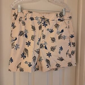 Coldwater Creek Beige Floral Women's Shorts